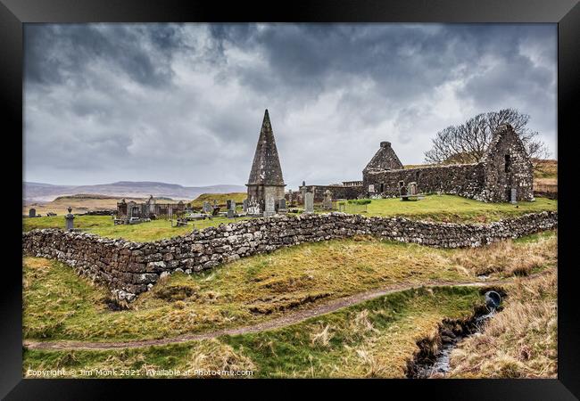 St Mary's Church ruins Framed Print by Jim Monk