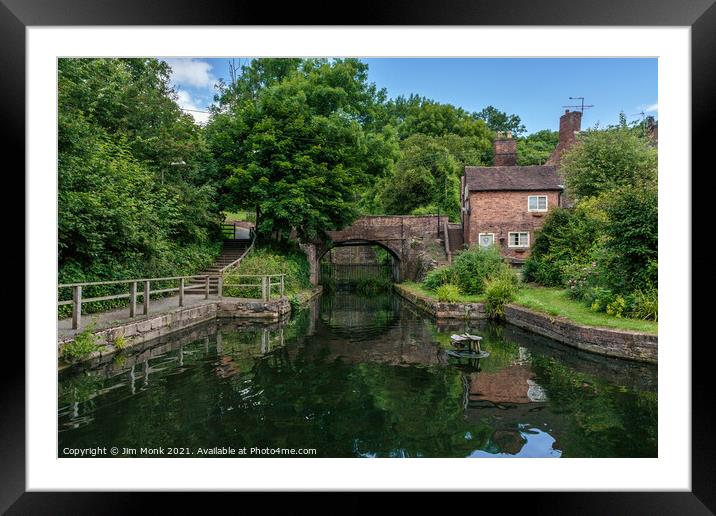Coalport Old Canal, Shropshire Framed Mounted Print by Jim Monk