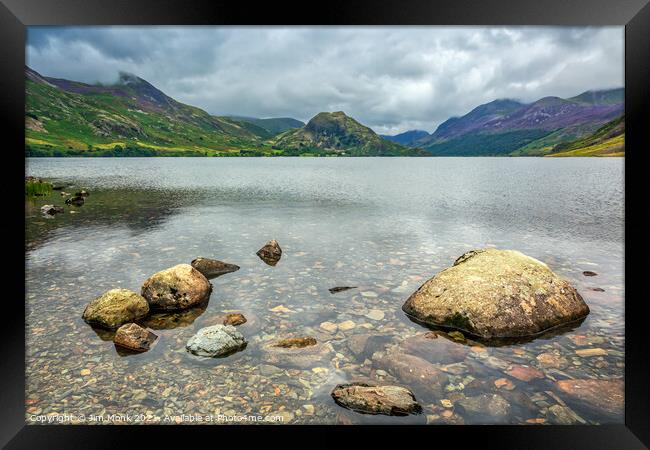 Buttermere, Lake District. Framed Print by Jim Monk