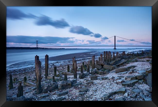 Past and Present, River Humber Framed Print by Tony Gaskins