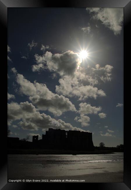 Carew Castle, Pembrokeshire. Framed Print by Glyn Evans