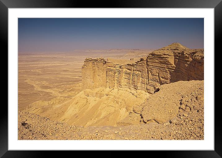 The Edge of The World Framed Mounted Print by Simon Curtis