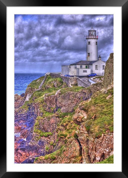 Fanad Head Lighthouse Framed Mounted Print by Simon Curtis