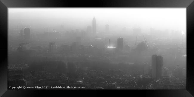 London Fog Framed Print by Kevin Allen