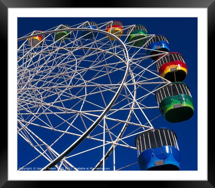 Ferris Wheel, Luna Park, Sydney, Australia Framed Mounted Print by Geraint Tellem ARPS