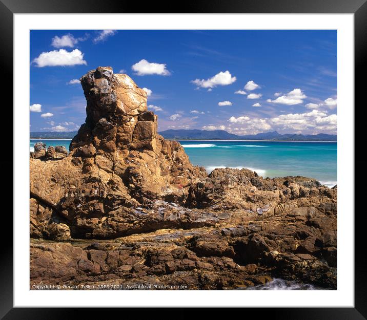 Byron Bay, New South Wales, Australia Framed Mounted Print by Geraint Tellem ARPS