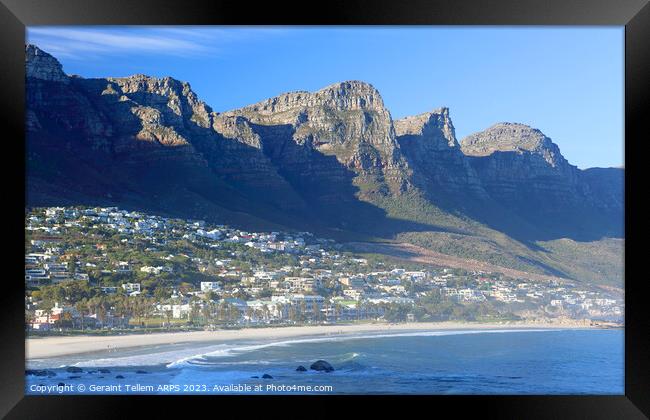 Camps Bay, Cape Town, South Africa Framed Print by Geraint Tellem ARPS