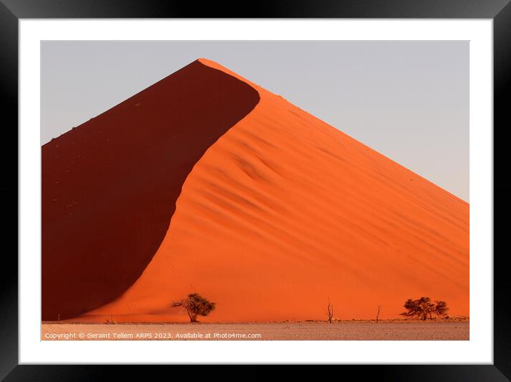 Dune 45 Sossusvlei, Namibia, Africa Framed Mounted Print by Geraint Tellem ARPS