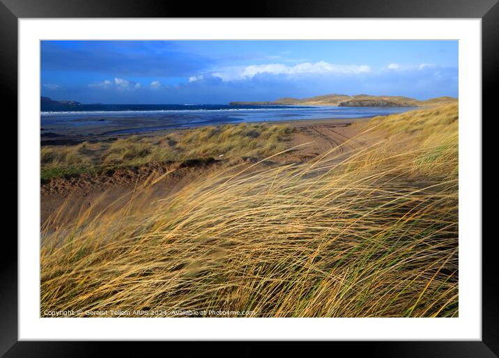 Balnakeil beach, near Durness, Sutherland, northern Scotland Framed Mounted Print by Geraint Tellem ARPS