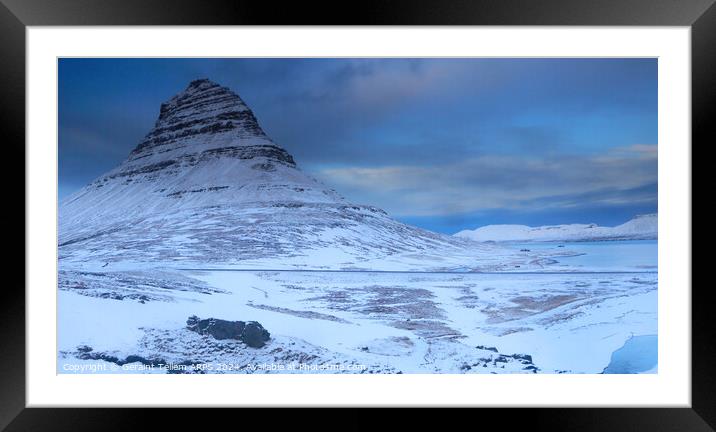Mount Kirkjufell, Snafellsnes Peninsula, Western Iceland Framed Mounted Print by Geraint Tellem ARPS