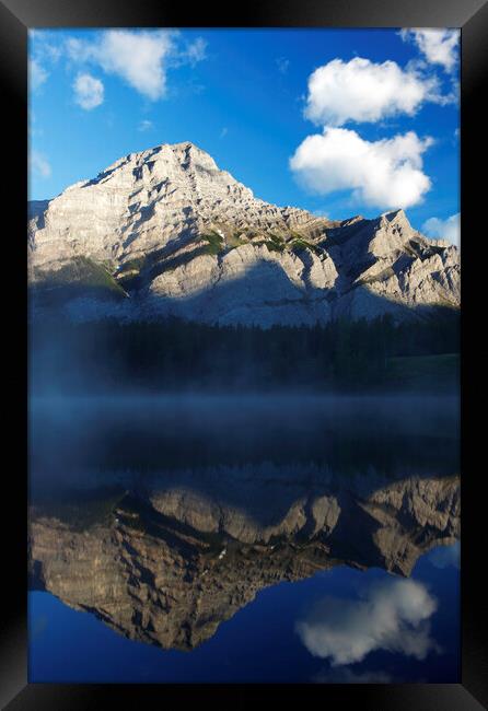 Wedge Pond, Kananaskis Country, Alberta, Canada Framed Print by Geraint Tellem ARPS