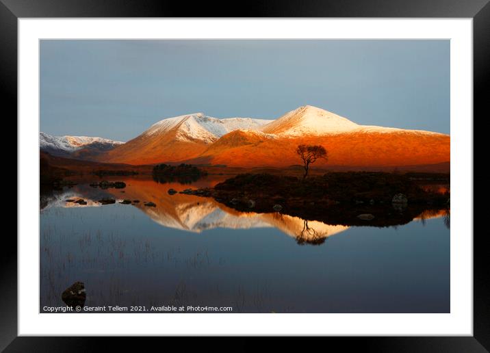 Rannoch Moor, Highland, Scotland Framed Mounted Print by Geraint Tellem ARPS