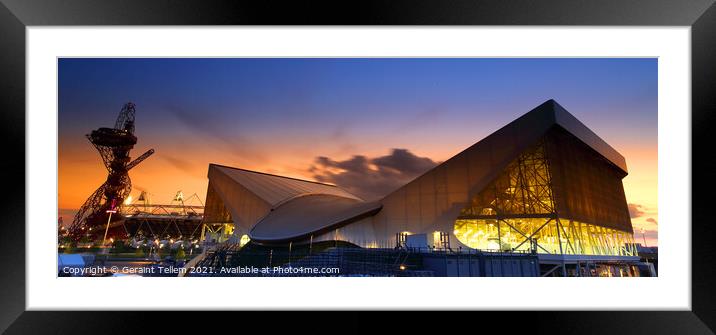 Olympic Park, East London Framed Mounted Print by Geraint Tellem ARPS