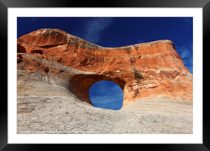 Tunnel Arch, Arches National Park, Utah, USA Framed Mounted Print by Geraint Tellem ARPS