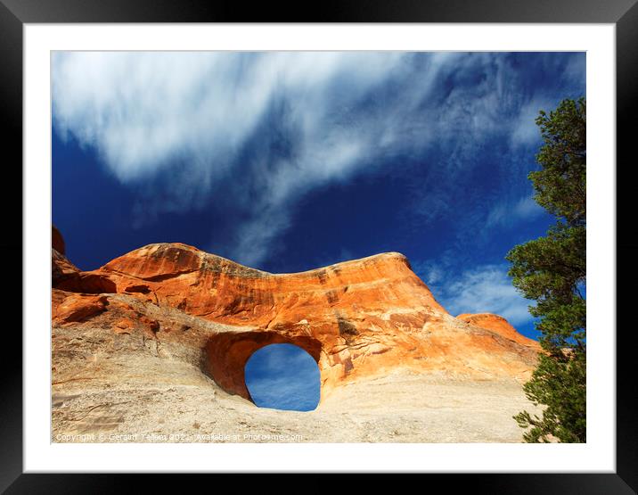 Tunnel Arch, Arches National Park, Utah, USA Framed Mounted Print by Geraint Tellem ARPS