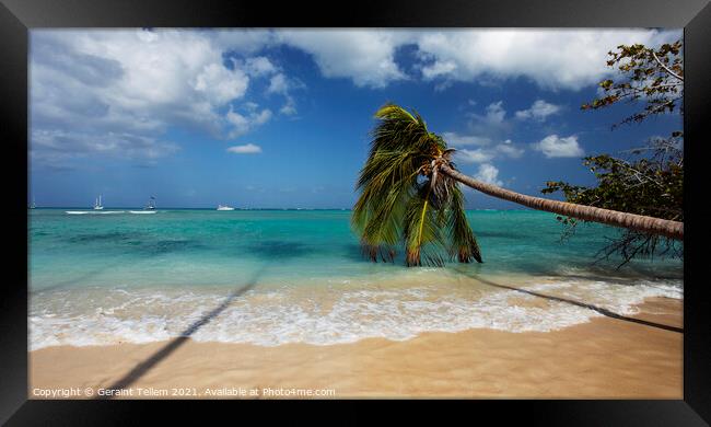 Pigeon Point, Tobago, Caribbean Framed Print by Geraint Tellem ARPS