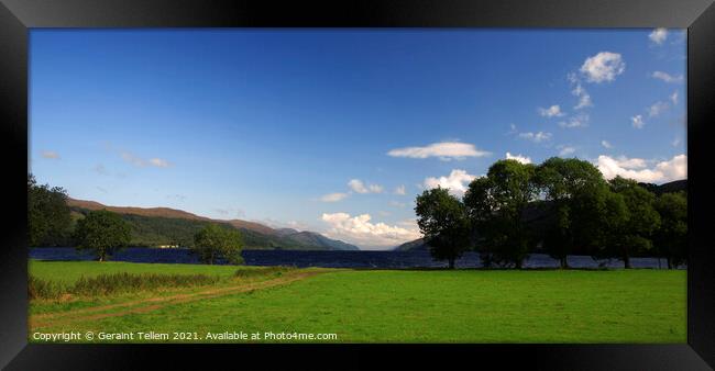 Loch Ness from Fort Augustus, Scotland Framed Print by Geraint Tellem ARPS