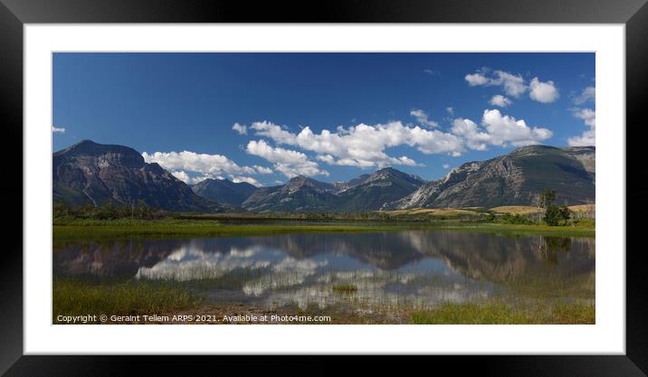 Waterton Lake National Park, Alberta, Canada Framed Mounted Print by Geraint Tellem ARPS