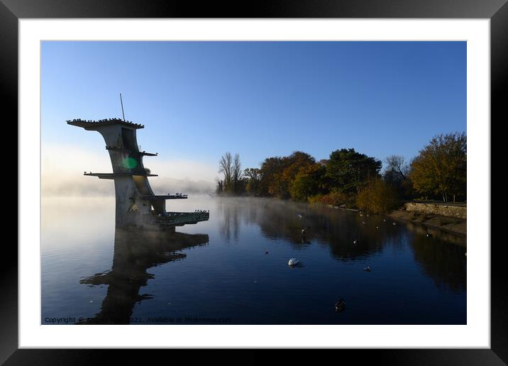Misty Coate Water Lake Framed Mounted Print by Reidy's Photos
