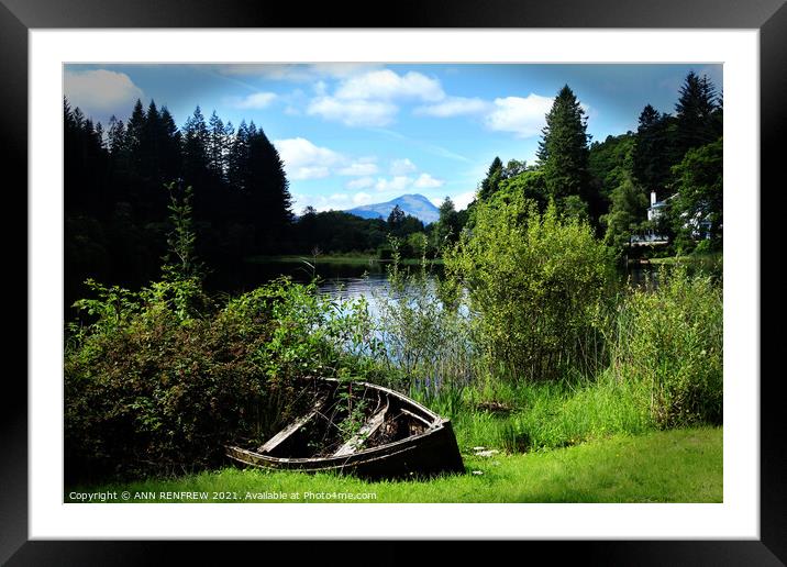 The Beautiful Outdoors Framed Mounted Print by ANN RENFREW