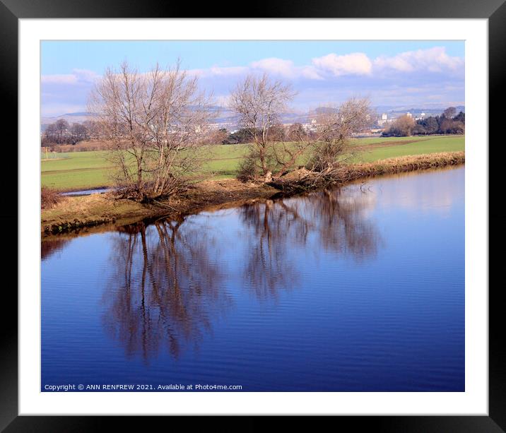 Reflections Framed Mounted Print by ANN RENFREW