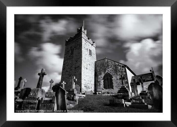 Others St Trillio's church Rhos on sea north wales 623  Framed Mounted Print by PHILIP CHALK