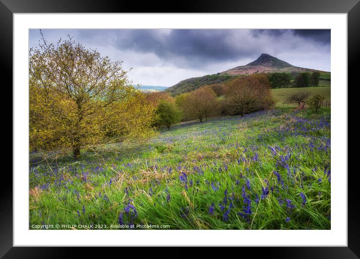 Roseberry topping 892 Framed Mounted Print by PHILIP CHALK