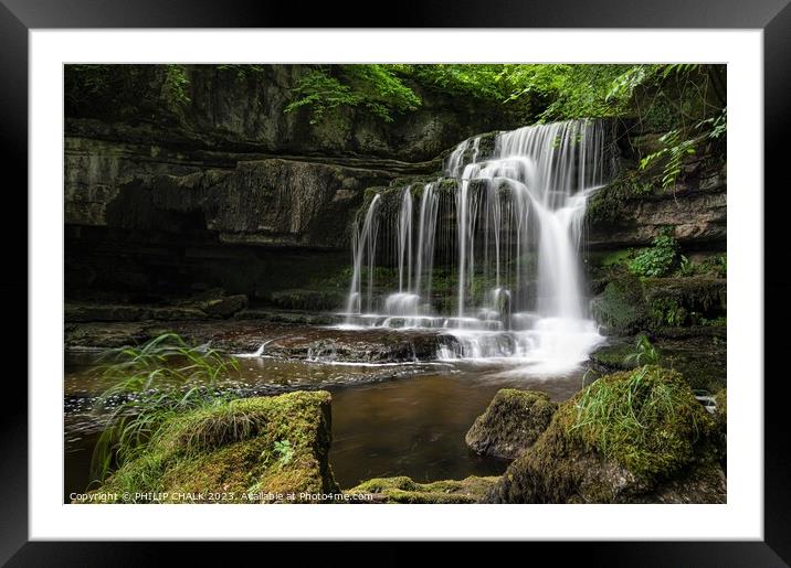 Magical waterfall 899 Framed Mounted Print by PHILIP CHALK