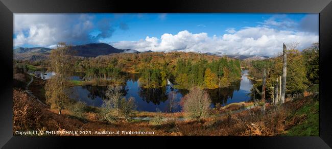 Tarn Howes pano 974 Framed Print by PHILIP CHALK