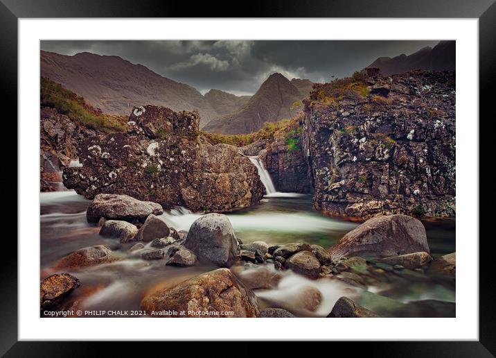 Fairy pools landscape 35 Framed Mounted Print by PHILIP CHALK