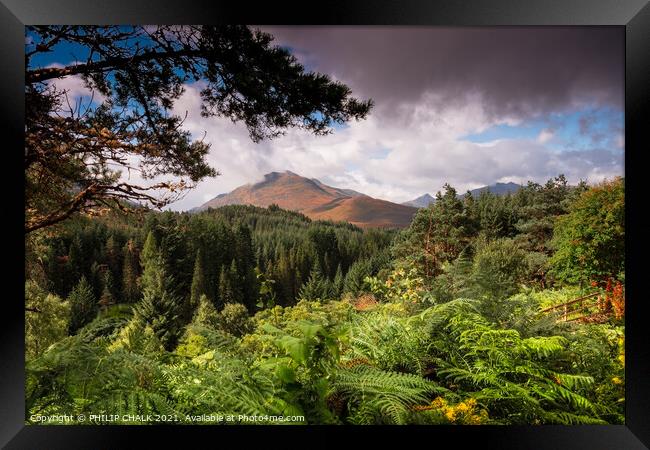 Ben Nevis mountain range 116 Framed Print by PHILIP CHALK