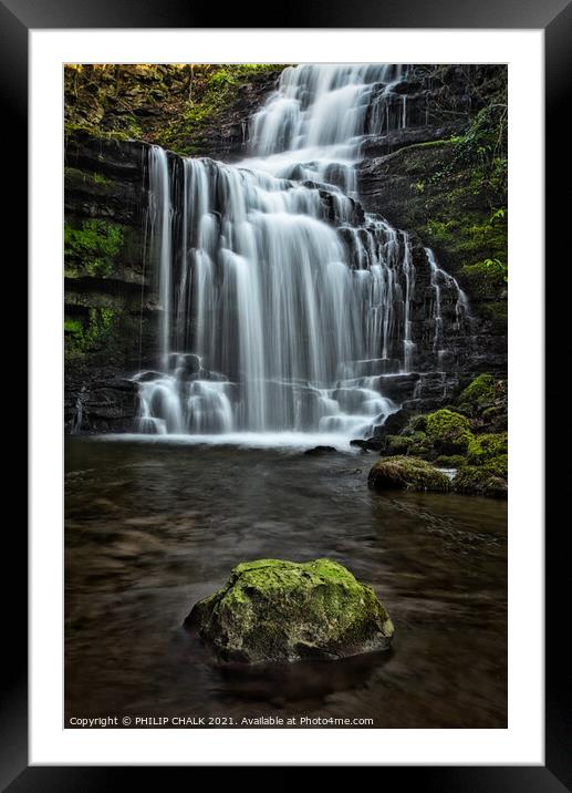 Scalerber force in the Yorkshire dales 129 Framed Mounted Print by PHILIP CHALK