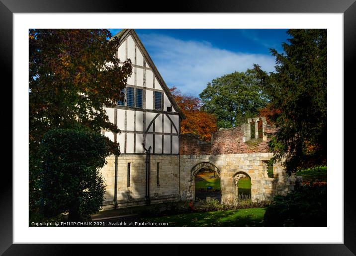 Hospitium in the York museum gardens 256 Framed Mounted Print by PHILIP CHALK