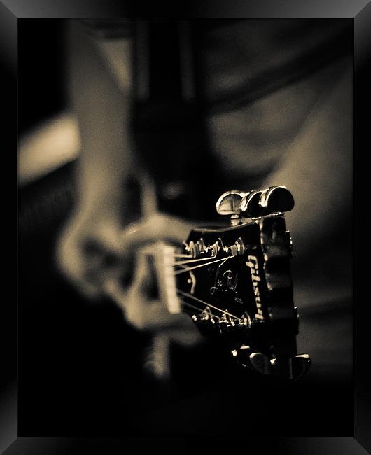 Gibson Les Paul Framed Print by Jeni Harney