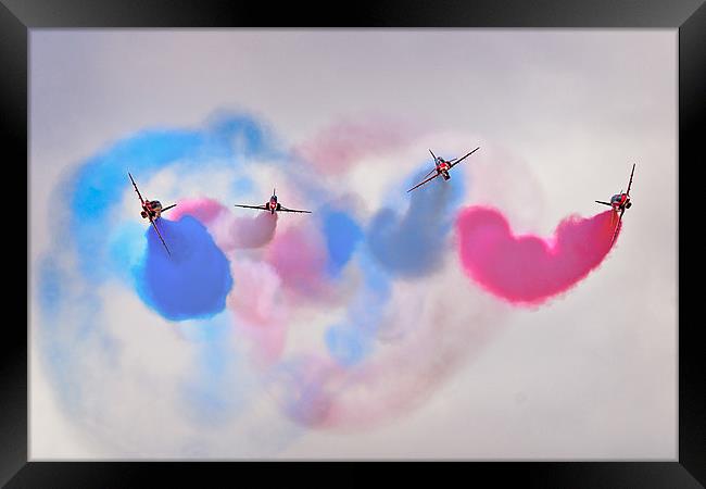 The Red Arrows Framed Print by Jeni Harney