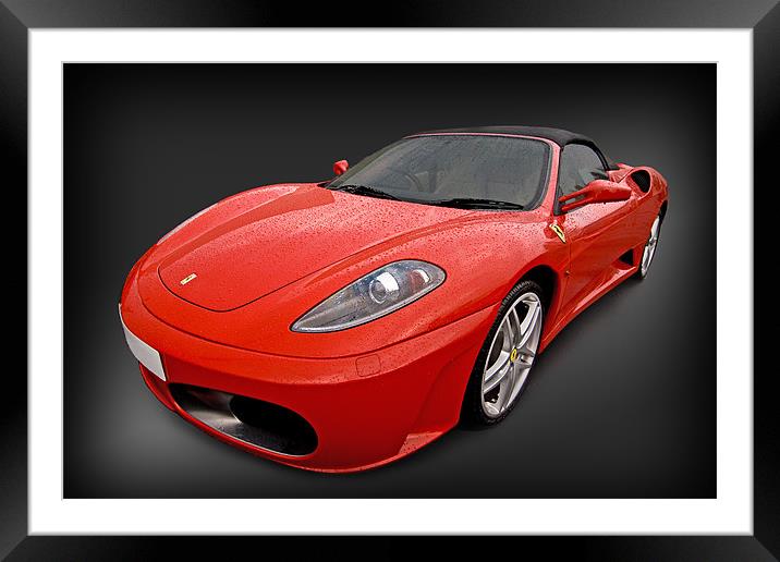 Ferarri F430 Coupe Framed Mounted Print by Jeni Harney