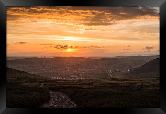 Mossley and Greater Manchester Beyond Framed Print by Jeni Harney