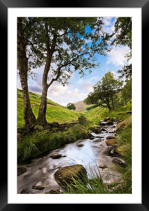 Chew Brook Framed Mounted Print by Jeni Harney