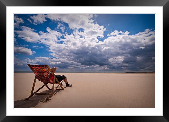 On The Beach Framed Mounted Print by Jeni Harney