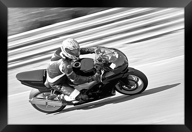 Racing Speed Framed Print by Jeni Harney