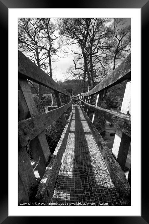 Bamford Bridge Framed Mounted Print by Haydn Emmett