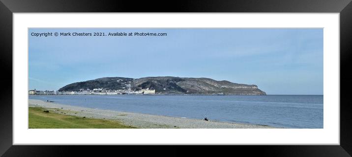 Great orme, llandudno Framed Mounted Print by Mark Chesters