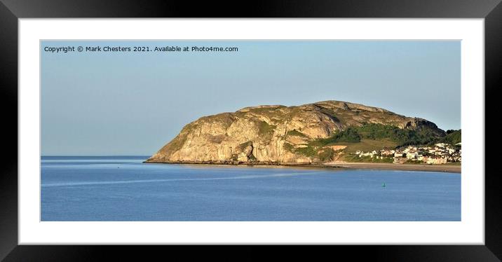 Majestic Sunrise over Little Orme Framed Mounted Print by Mark Chesters