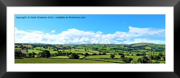 Serene British Countryside Framed Mounted Print by Mark Chesters