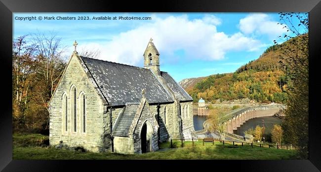 Serene Haven in the Welsh Countryside Framed Print by Mark Chesters