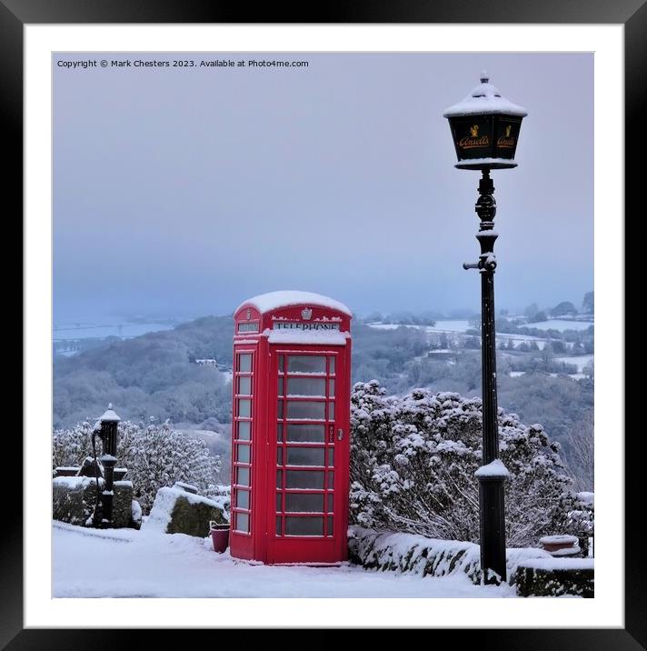 Enchanting Winter Wonderland Framed Mounted Print by Mark Chesters