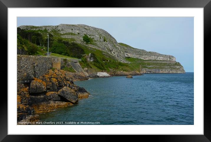 Llandudno Great Orme Framed Mounted Print by Mark Chesters