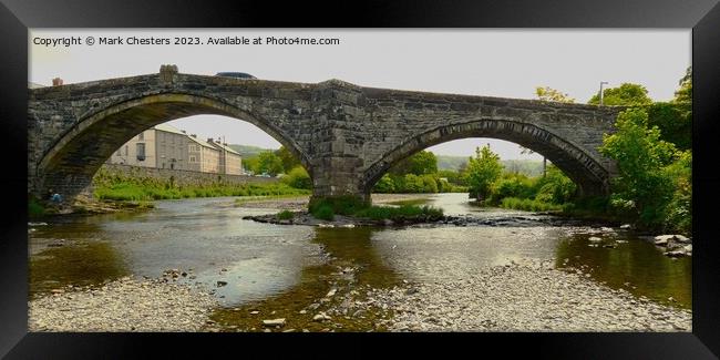 Pont Fawr (Inigo Jones Bridge) Llanrwst Framed Print by Mark Chesters