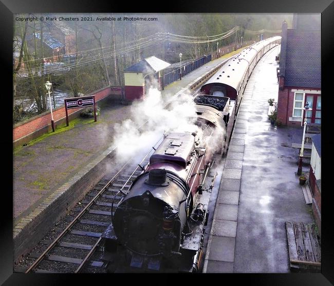 OMAHA Steam Train 1 Framed Print by Mark Chesters
