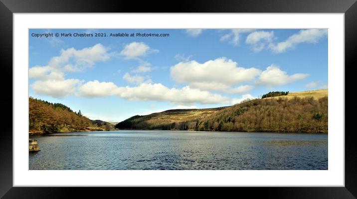 Majestic Beauty of Derwent Reservoir Framed Mounted Print by Mark Chesters